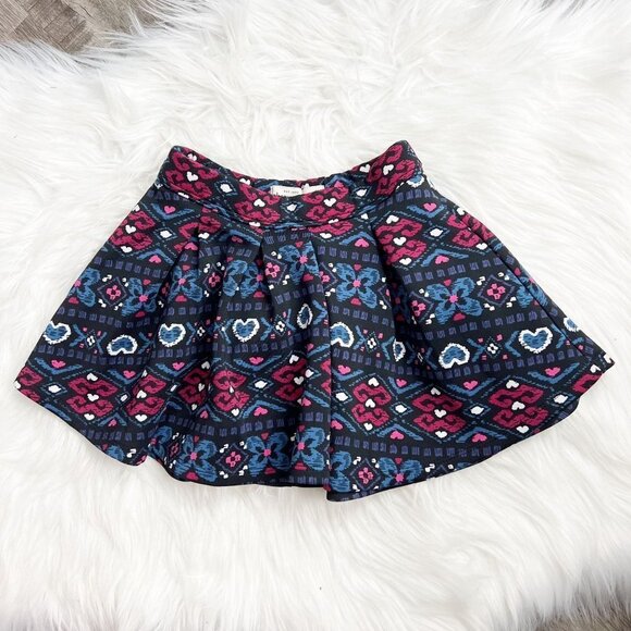 abercrombie kids Toddler Girl 3 4 Heart Scuba Skater Circle Skirt - Picture 1 of 6